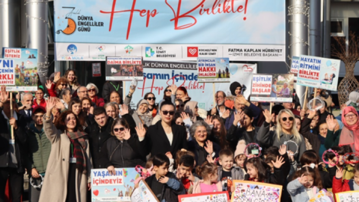 İzmit Belediyesinden 3 Aralık’ta güçlü mesaj   “Hep Birlikte Yaşamın İçindeyiz”